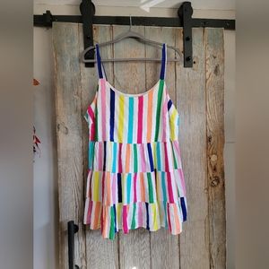Crown & Ivy Dressy Stripped Tank Top